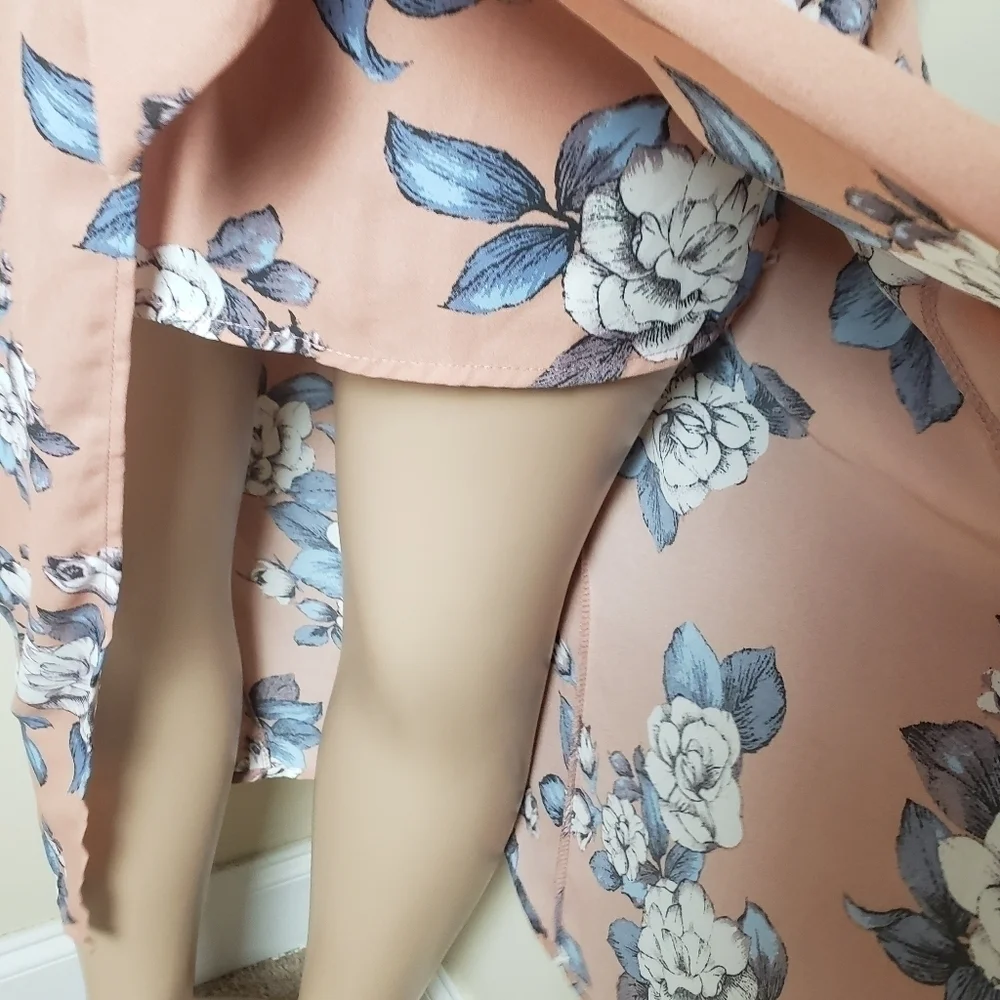 SIENNA SKY Floral Ultra Mini Dress with Long Cover - Picture 5 of 10